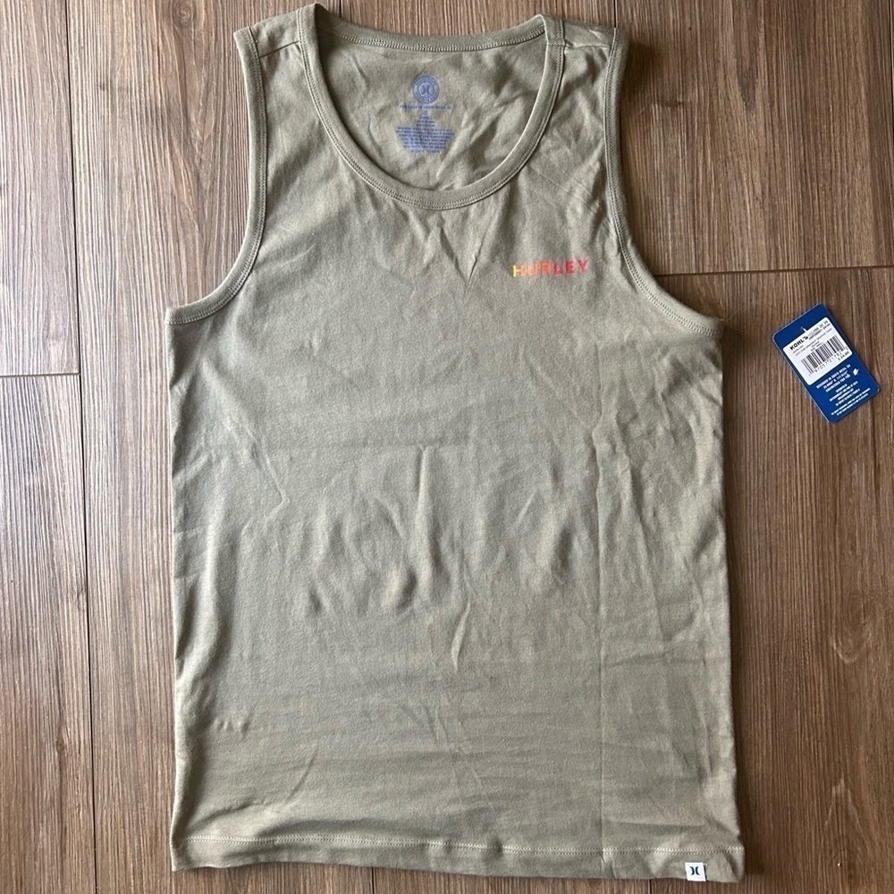 Hurley | Graphic Tank in Olive Green (Size Small) - Picture 7 of 9